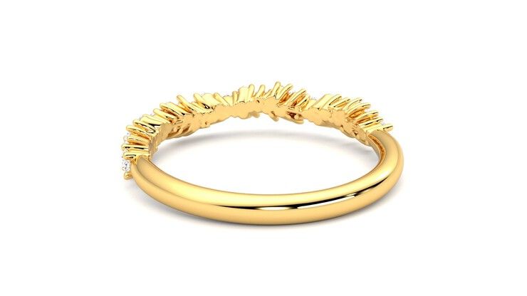 Taylor & Hart Alba Wedding Ring 360 degree image 16