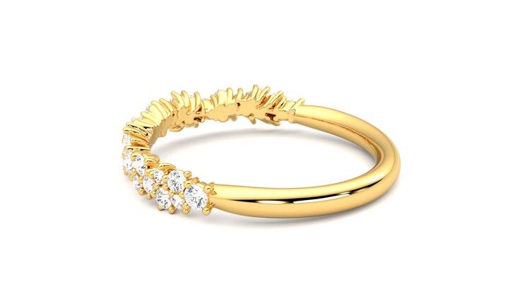 Taylor & Hart Alba Wedding Ring 360 degree image 19