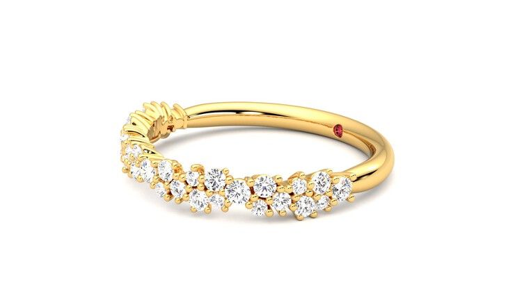 Taylor & Hart Alba Wedding Ring 360 degree image 23
