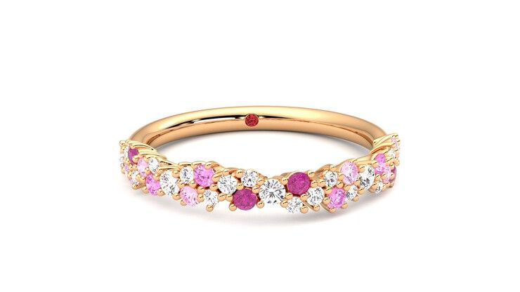 Taylor & Hart Alba Wedding Ring 360 degree image 2
