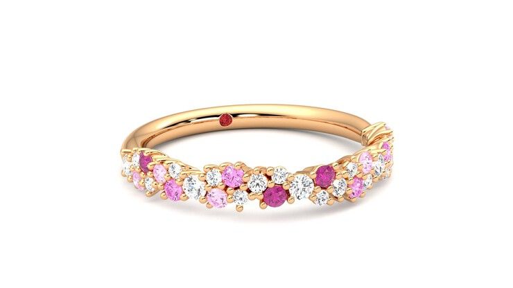 Taylor & Hart Alba Wedding Ring 360 degree image 4