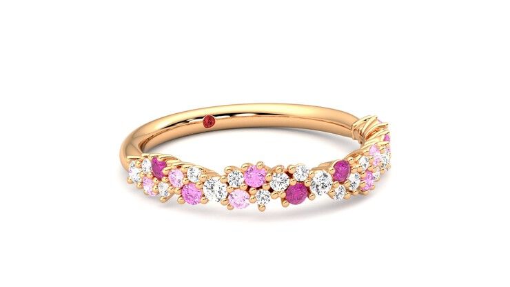 Taylor & Hart Alba Wedding Ring 360 degree image 5