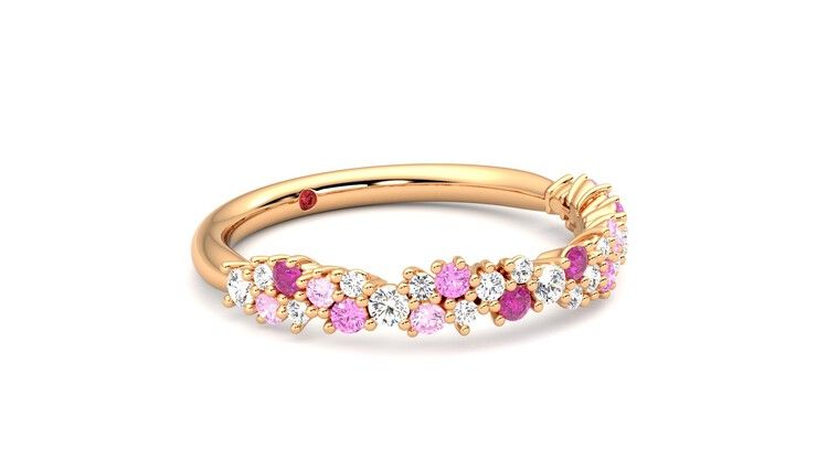 Taylor & Hart Alba Wedding Ring 360 degree image 6