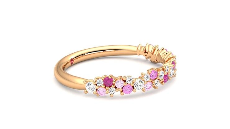 Taylor & Hart Alba Wedding Ring 360 degree image 8