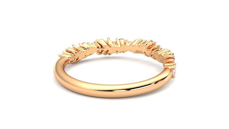 Taylor & Hart Alba Wedding Ring 360 degree image 14