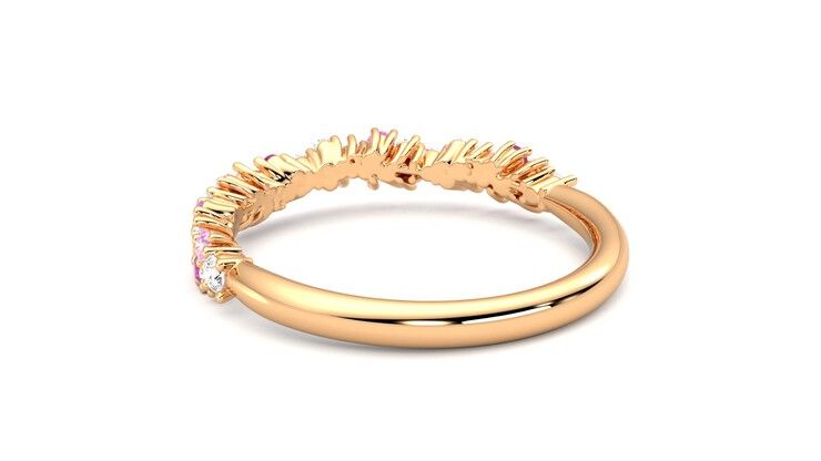 Taylor & Hart Alba Wedding Ring 360 degree image 17