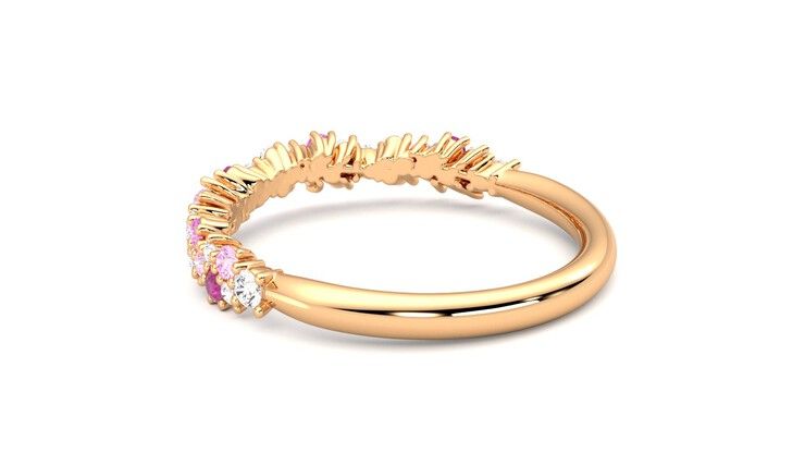 Taylor & Hart Alba Wedding Ring 360 degree image 18