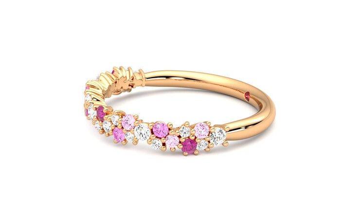 Taylor & Hart Alba Wedding Ring 360 degree image 22