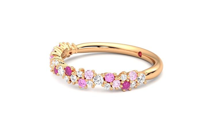 Taylor & Hart Alba Wedding Ring 360 degree image 23