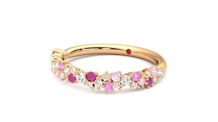 Taylor & Hart Alba Wedding Ring 360 degree image 25