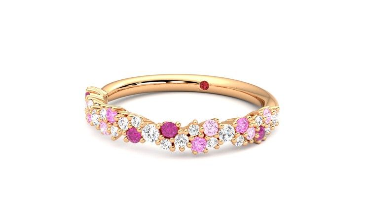 Taylor & Hart Alba Wedding Ring 360 degree image 26