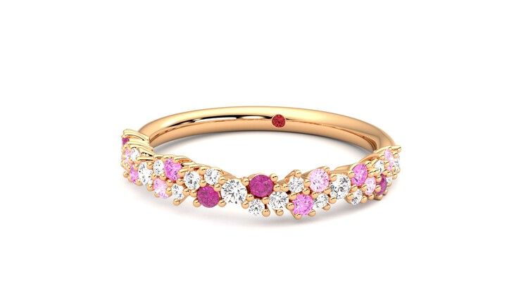 Taylor & Hart Alba Wedding Ring 360 degree image 27