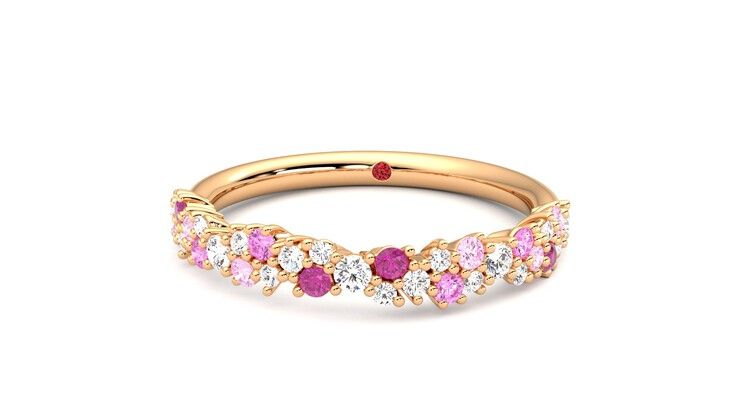 Taylor & Hart Alba Wedding Ring 360 degree image 28