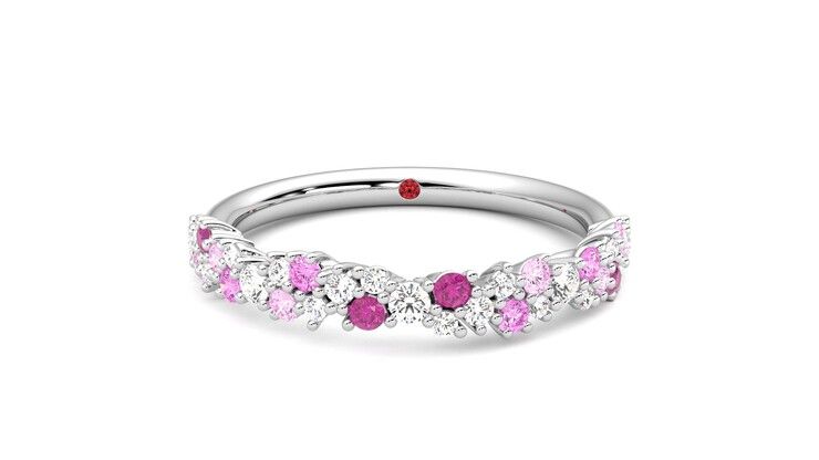 Taylor & Hart Alba Wedding Ring 360 degree image 0