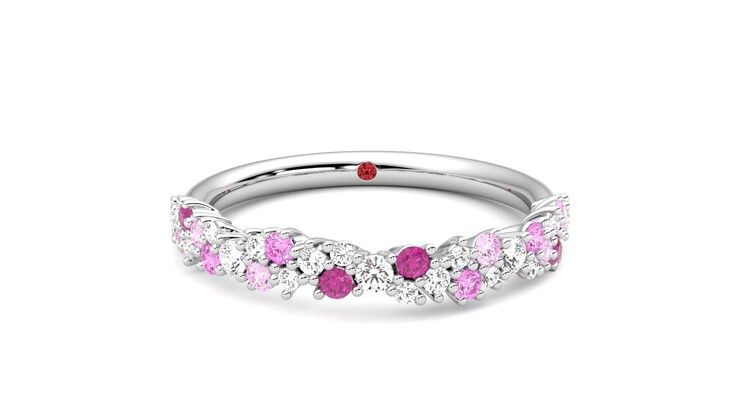 Taylor & Hart Alba Wedding Ring 360 degree image 1