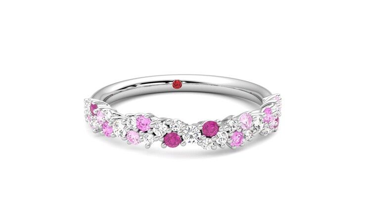 Taylor & Hart Alba Wedding Ring 360 degree image 2