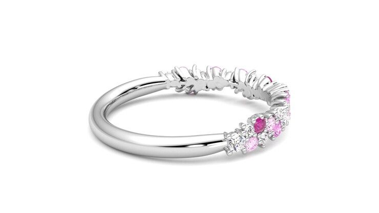 Taylor & Hart Alba Wedding Ring 360 degree image 11