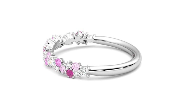 Taylor & Hart Alba Wedding Ring 360 degree image 20