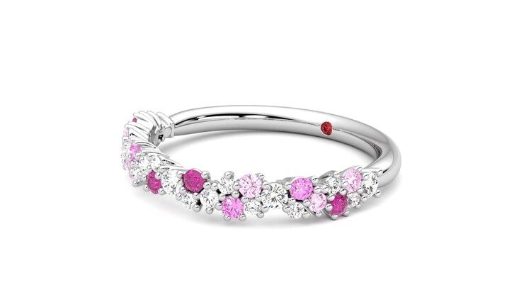 Taylor & Hart Alba Wedding Ring 360 degree image 24