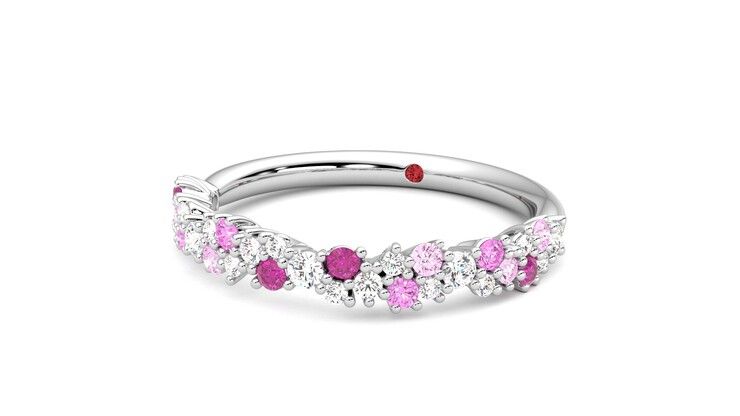 Taylor & Hart Alba Wedding Ring 360 degree image 26