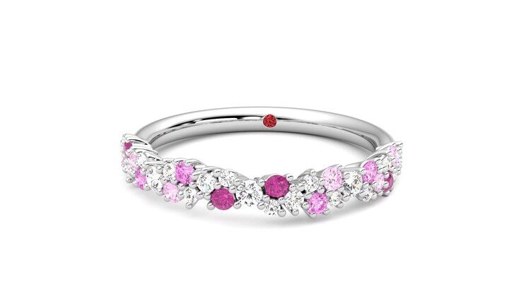 Taylor & Hart Alba Wedding Ring 360 degree image 28