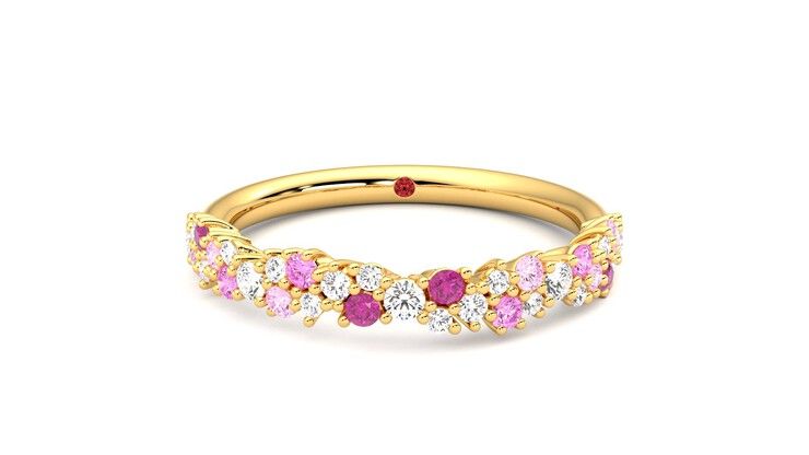 Taylor & Hart Alba Wedding Ring 360 degree image 0