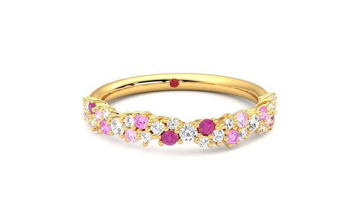 Taylor & Hart Alba Wedding Ring 360 degree image 2