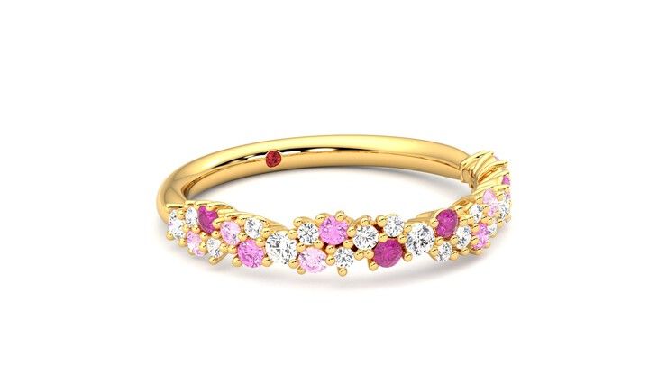 Taylor & Hart Alba Wedding Ring 360 degree image 5