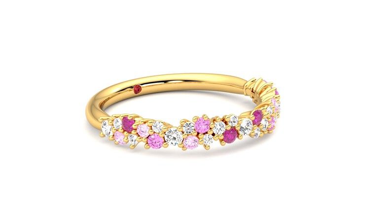 Taylor & Hart Alba Wedding Ring 360 degree image 6