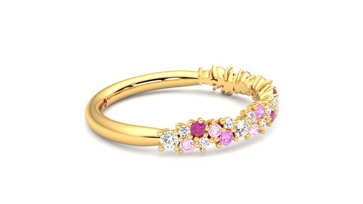 Taylor & Hart Alba Wedding Ring 360 degree image 9