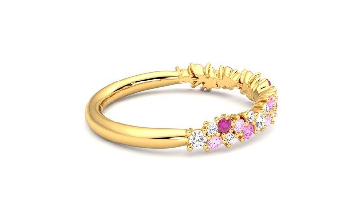 Taylor & Hart Alba Wedding Ring 360 degree image 10