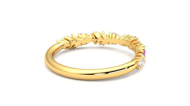 Taylor & Hart Alba Wedding Ring 360 degree image 13