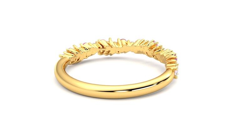 Taylor & Hart Alba Wedding Ring 360 degree image 14
