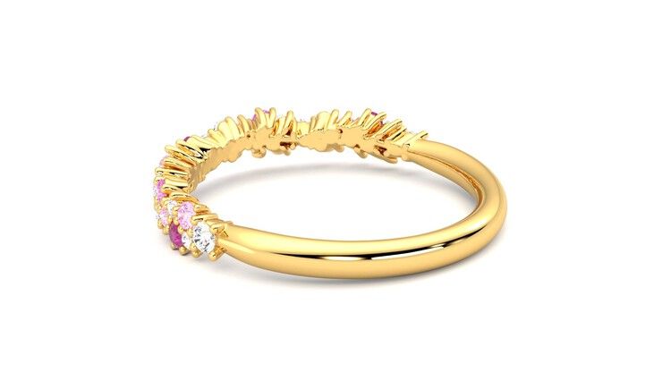 Taylor & Hart Alba Wedding Ring 360 degree image 18