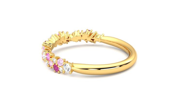 Taylor & Hart Alba Wedding Ring 360 degree image 19