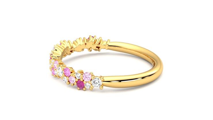 Taylor & Hart Alba Wedding Ring 360 degree image 20