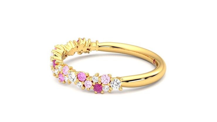 Taylor & Hart Alba Wedding Ring 360 degree image 21