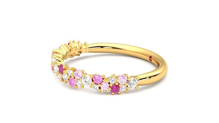 Taylor & Hart Alba Wedding Ring 360 degree image 22