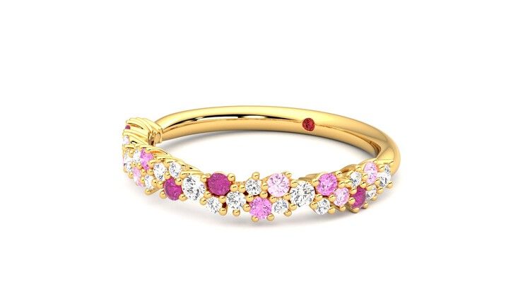 Taylor & Hart Alba Wedding Ring 360 degree image 25