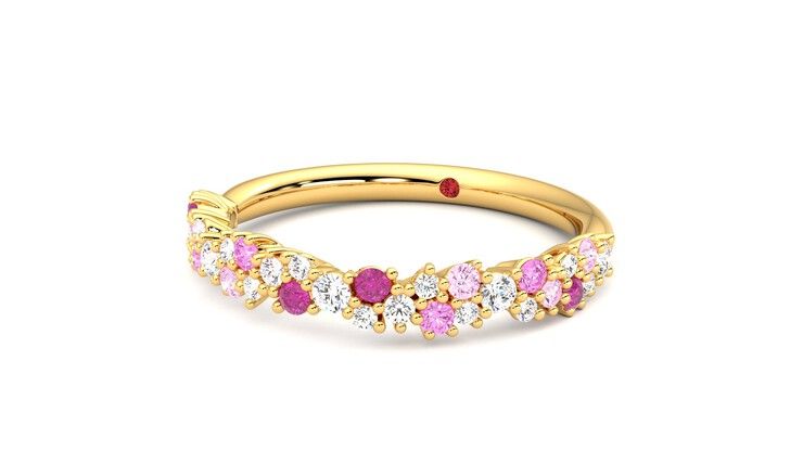 Taylor & Hart Alba Wedding Ring 360 degree image 26