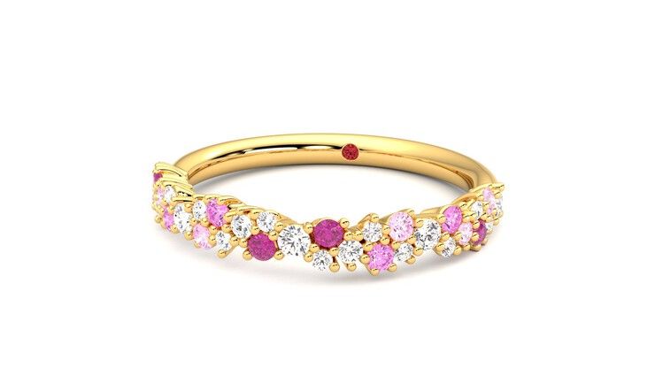 Taylor & Hart Alba Wedding Ring 360 degree image 27