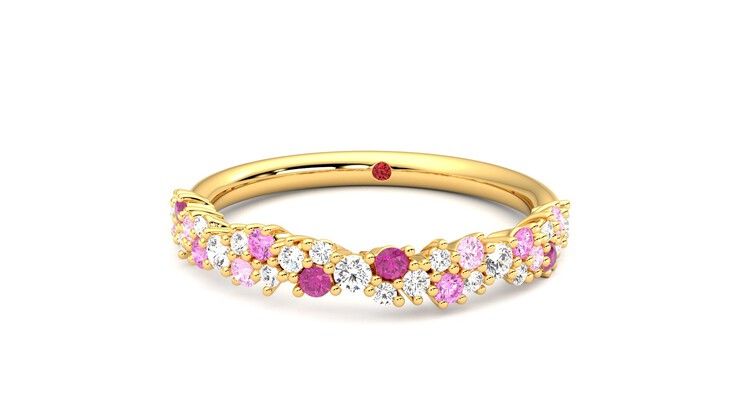 Taylor & Hart Alba Wedding Ring 360 degree image 28