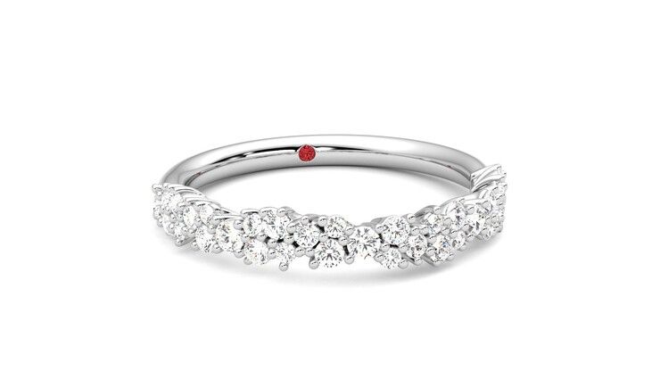 Taylor & Hart Alba Wedding Ring 360 degree image 3