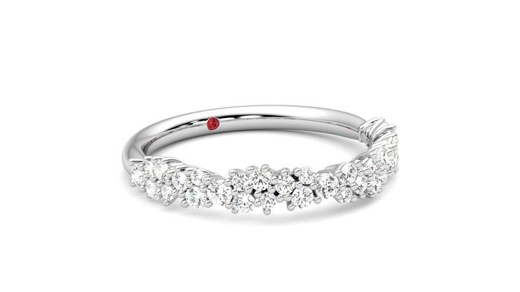Taylor & Hart Alba Wedding Ring 360 degree image 5