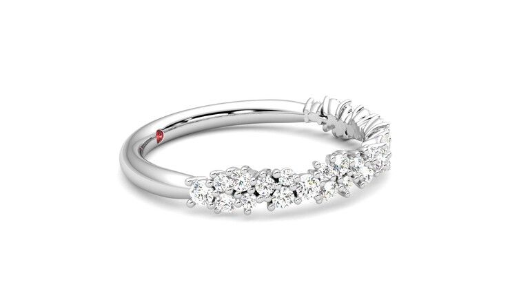 Taylor & Hart Alba Wedding Ring 360 degree image 8