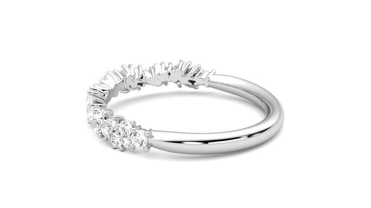 Taylor & Hart Alba Wedding Ring 360 degree image 19