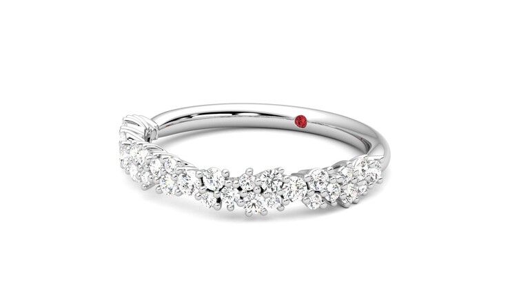 Taylor & Hart Alba Wedding Ring 360 degree image 25