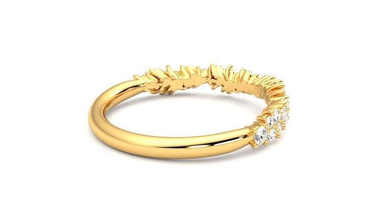 Taylor & Hart Alba Wedding Ring 360 degree image 12