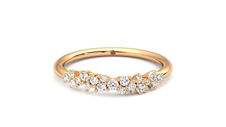 Taylor & Hart Alba Wedding Ring 360 degree image 0