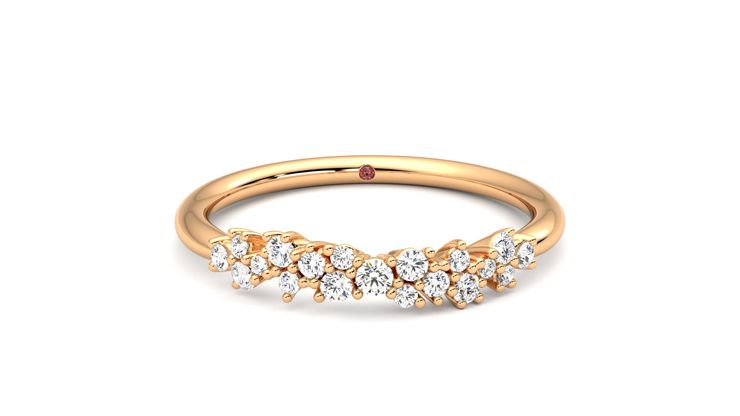 Taylor & Hart Alba Wedding Ring 360 degree image 1